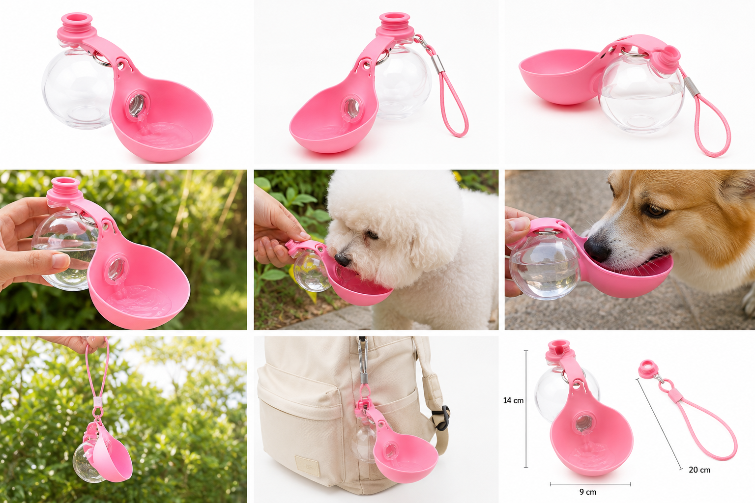 Botella de Agua para Mascotas – Ideal para Paseos y Viajes