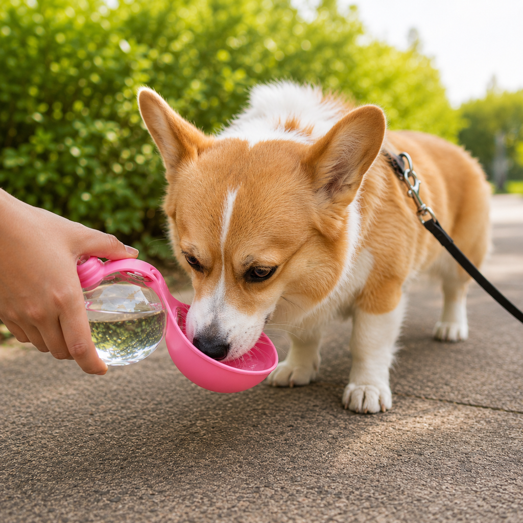Botella de Agua para Mascotas – Ideal para Paseos y Viajes