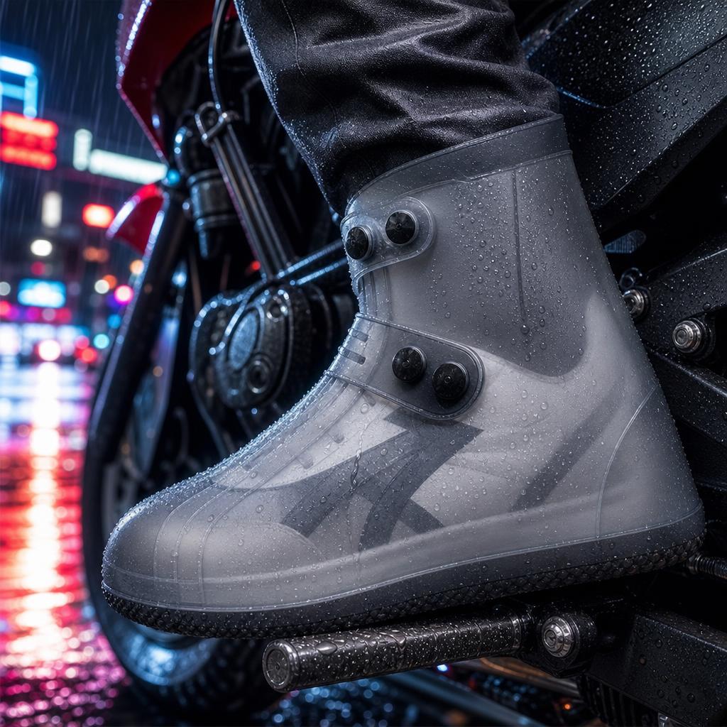 Cubre Zapatos Para La Lluvia De Silicona Ipermeable