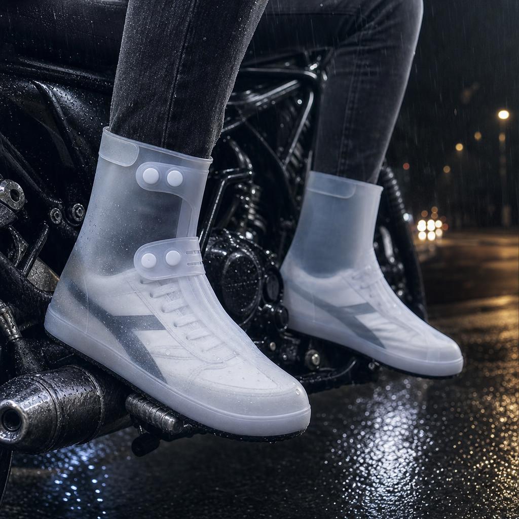 Cubre Zapatos Para La Lluvia De Silicona Ipermeable