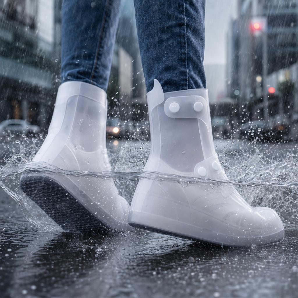 Cubre Zapatos Para La Lluvia De Silicona Ipermeable